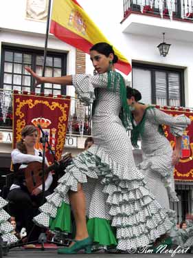 Sevillana-Tänzerin in Torrox