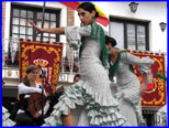 Sevillana-Tänzerin